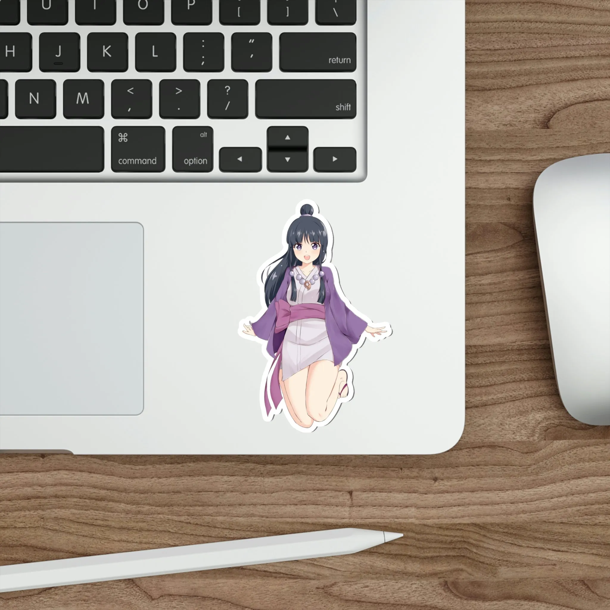 Ace Attorney Maya Fey Kawaii Waifu Waterproof Sticker - Weatherproof Vinyl Car Decal