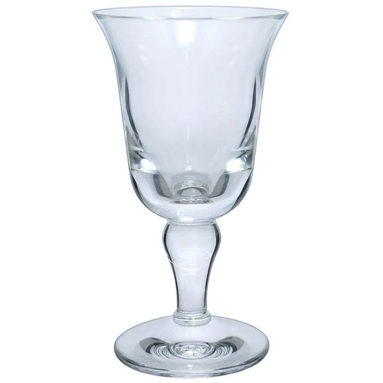 Acrylic Flared Clear Wine Glass - Tall
