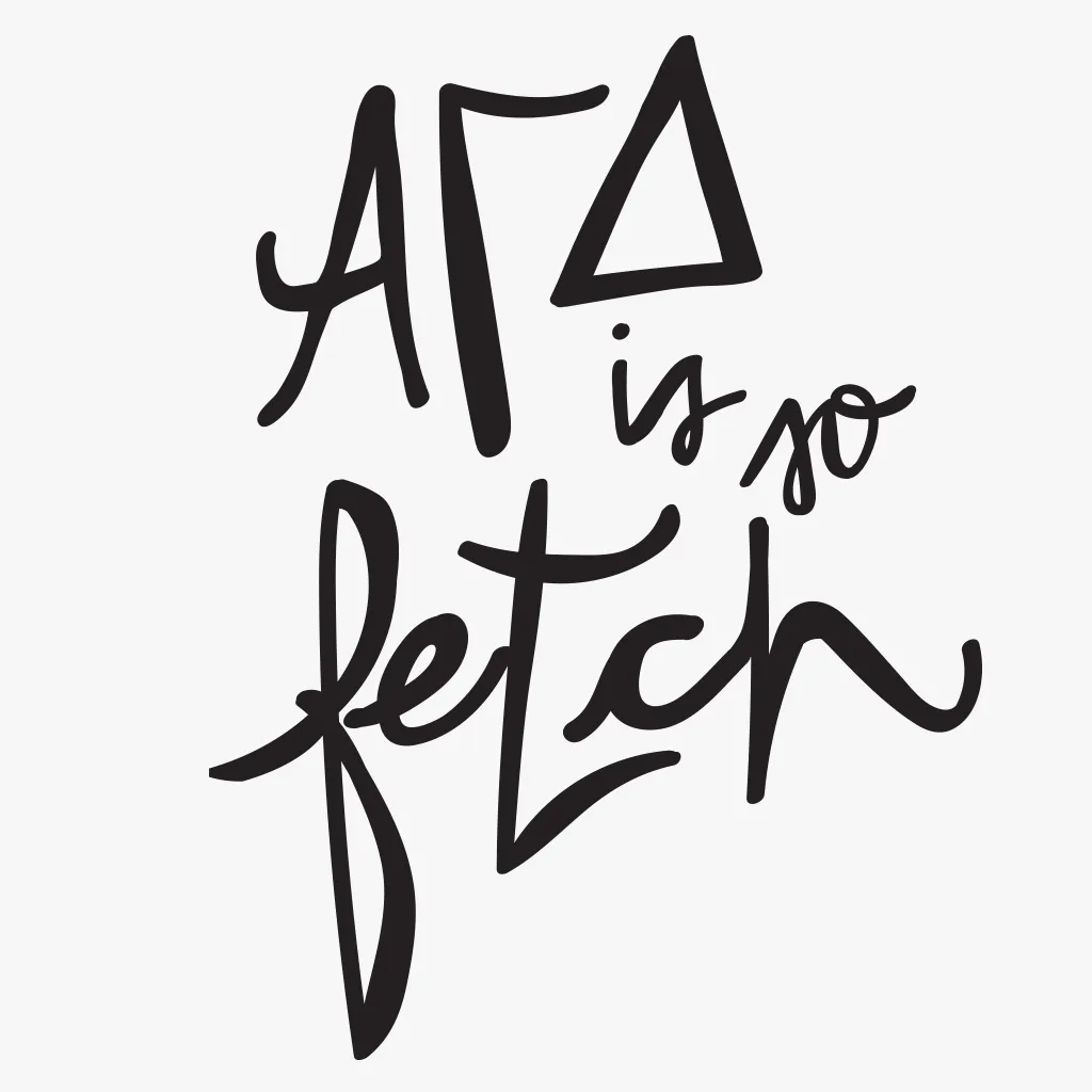 Alpha Gamma Delta Fetch Design