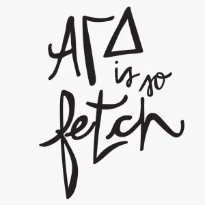 Alpha Gamma Delta Fetch Design
