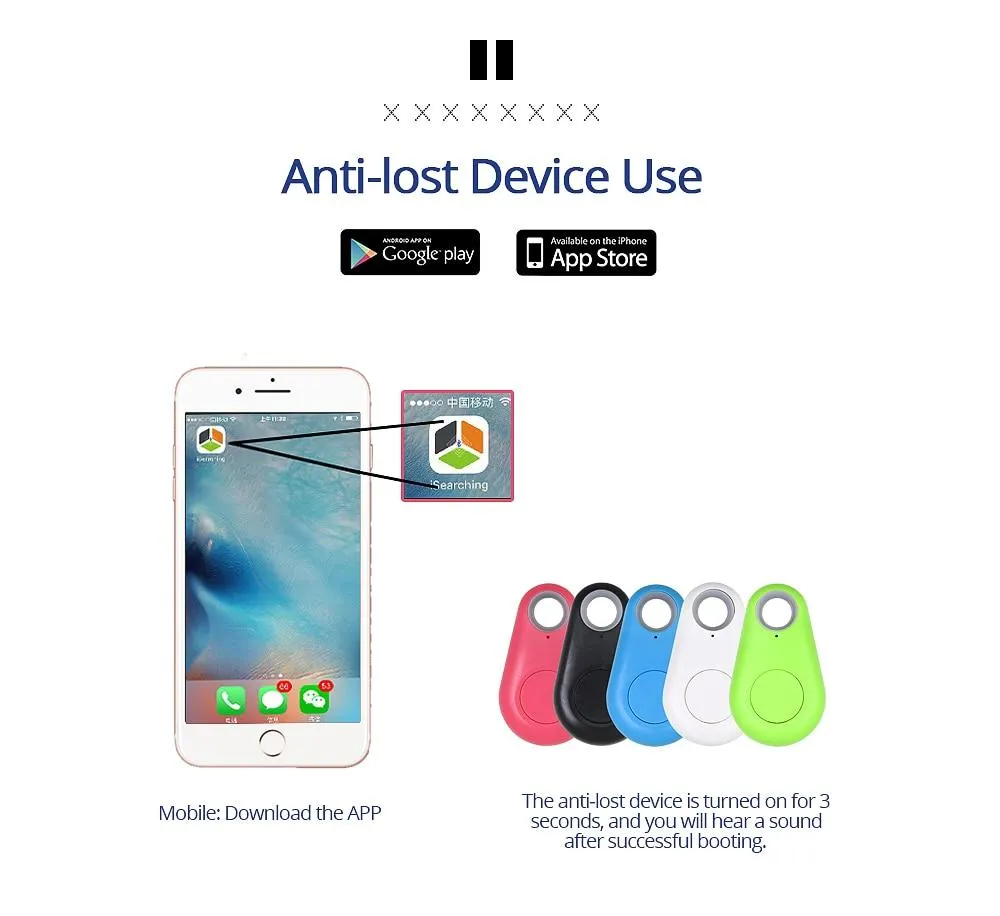 Anti-lost Smart Alarm Tag Tracker