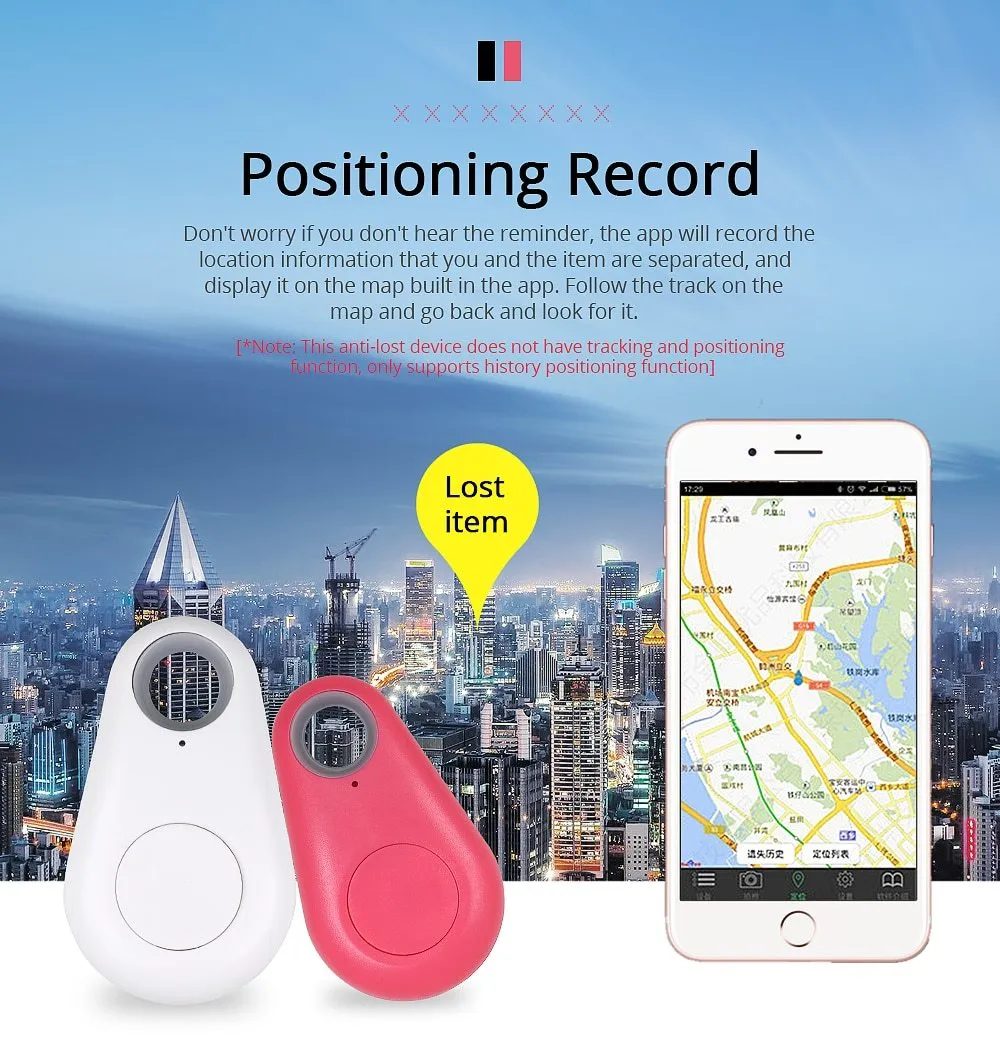 Anti-lost Smart Alarm Tag Tracker