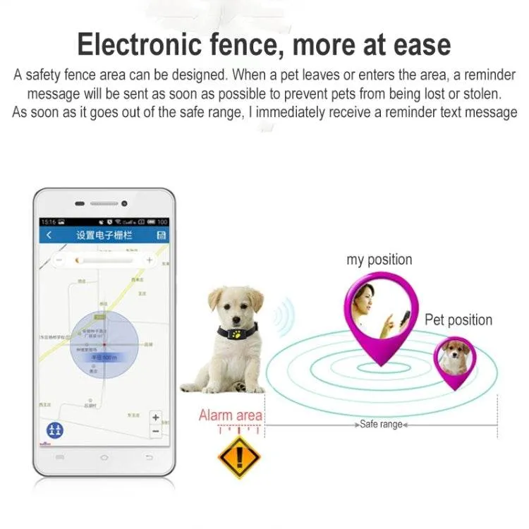 Compact GPS Tracker for Pets - Z8-A Mini Smart Wear Locator Device