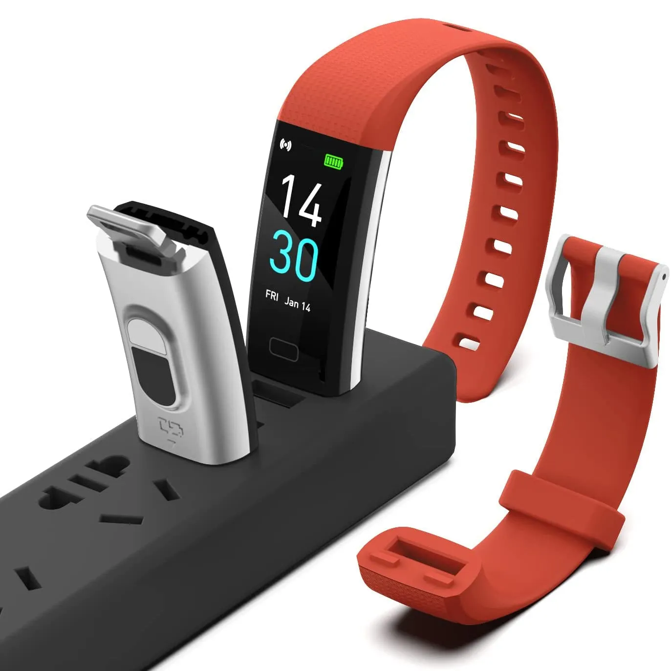 Fitness Tracker with Step Counter Calories Stopwatch