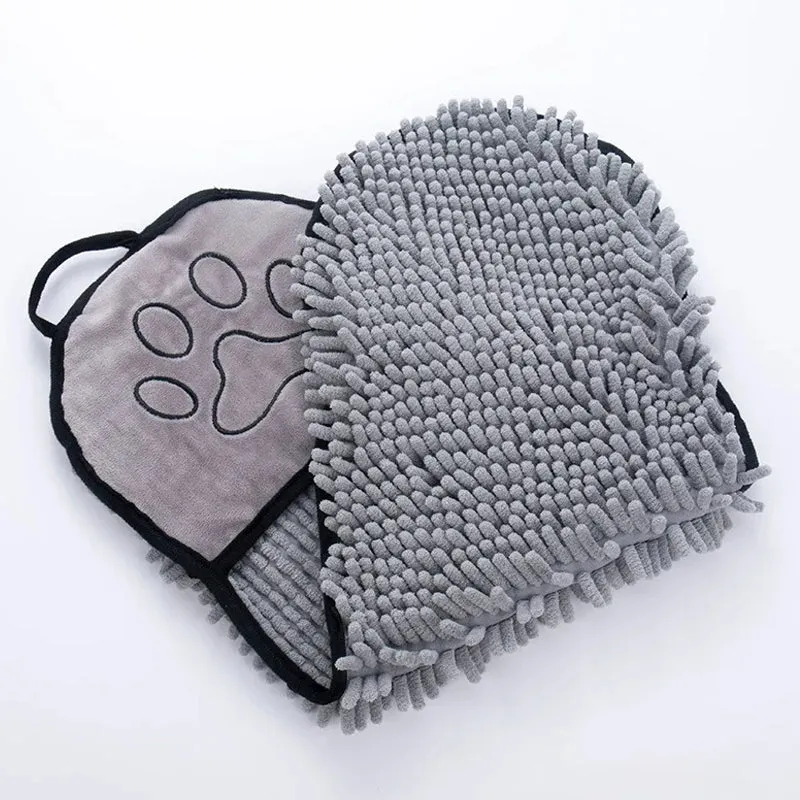 Glove Type Quick-drying Pet Absorbent Towel