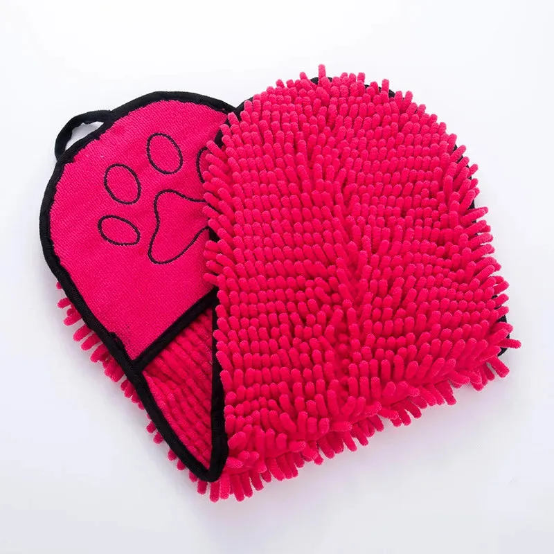 Glove Type Quick-drying Pet Absorbent Towel