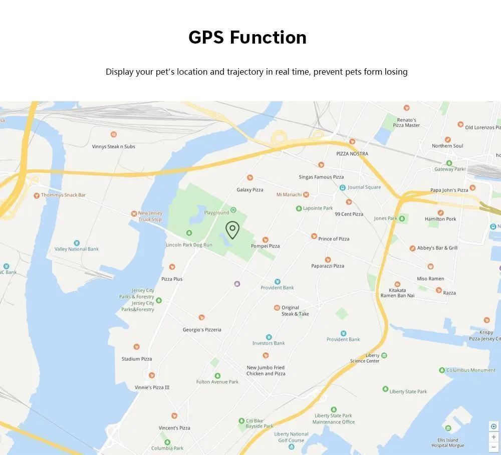 GPS Pet Tracker Cat Locator Device