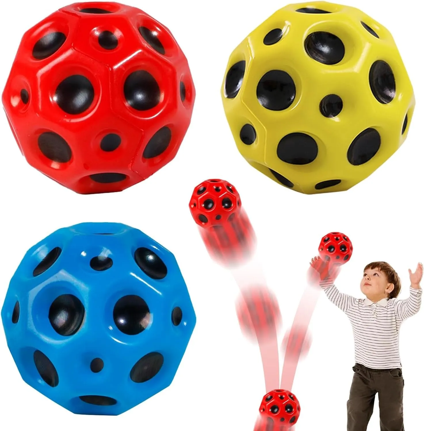 High Bounce Moon Anti Stress Ball Medium - 856
