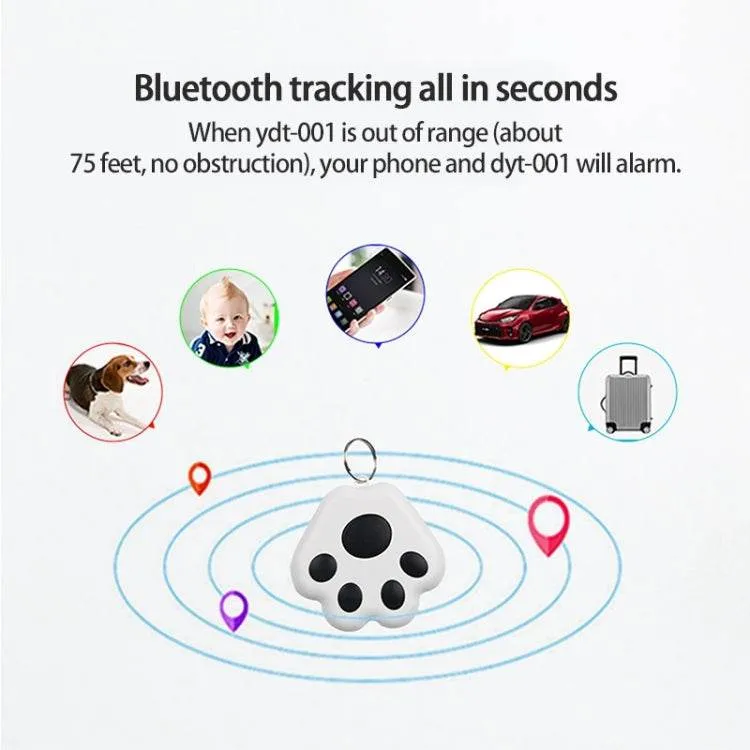 HYC09 Smart Bluetooth GPS Tracker for Pets - Mini Wearable Locator Device