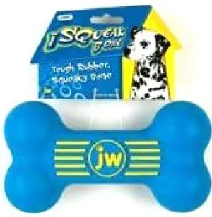 JW Isqueak Bone Rubber Dog Toy Large