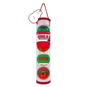 Kong Holiday - Occasions Balls 4 Pack Dog Toy