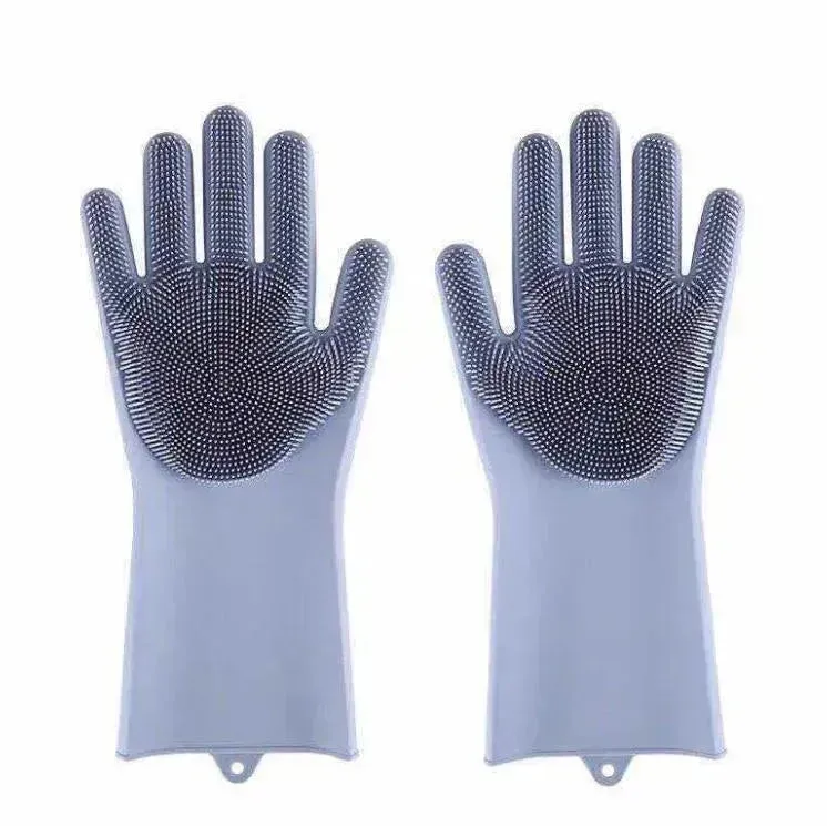 Magic Silicone Gloves - Multi-Use Cleaning & Grooming