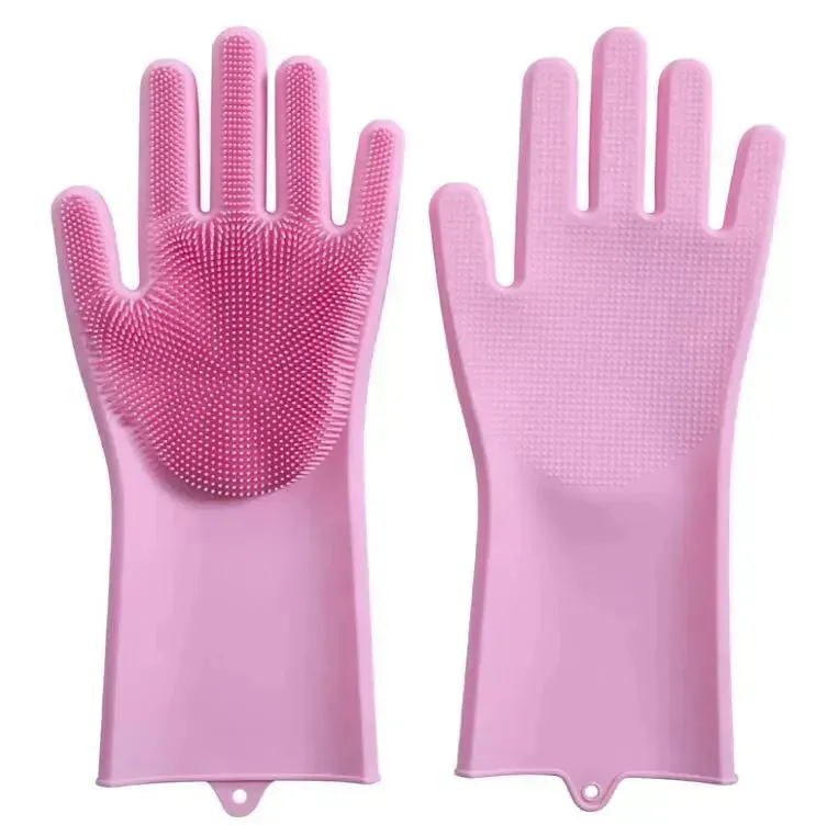 Magic Silicone Gloves - Multi-Use Cleaning & Grooming