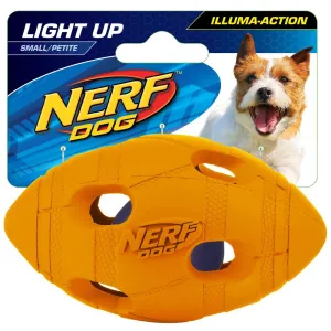 Nerf Dog LED Bash Football Light-Up Dog Toy (Small)