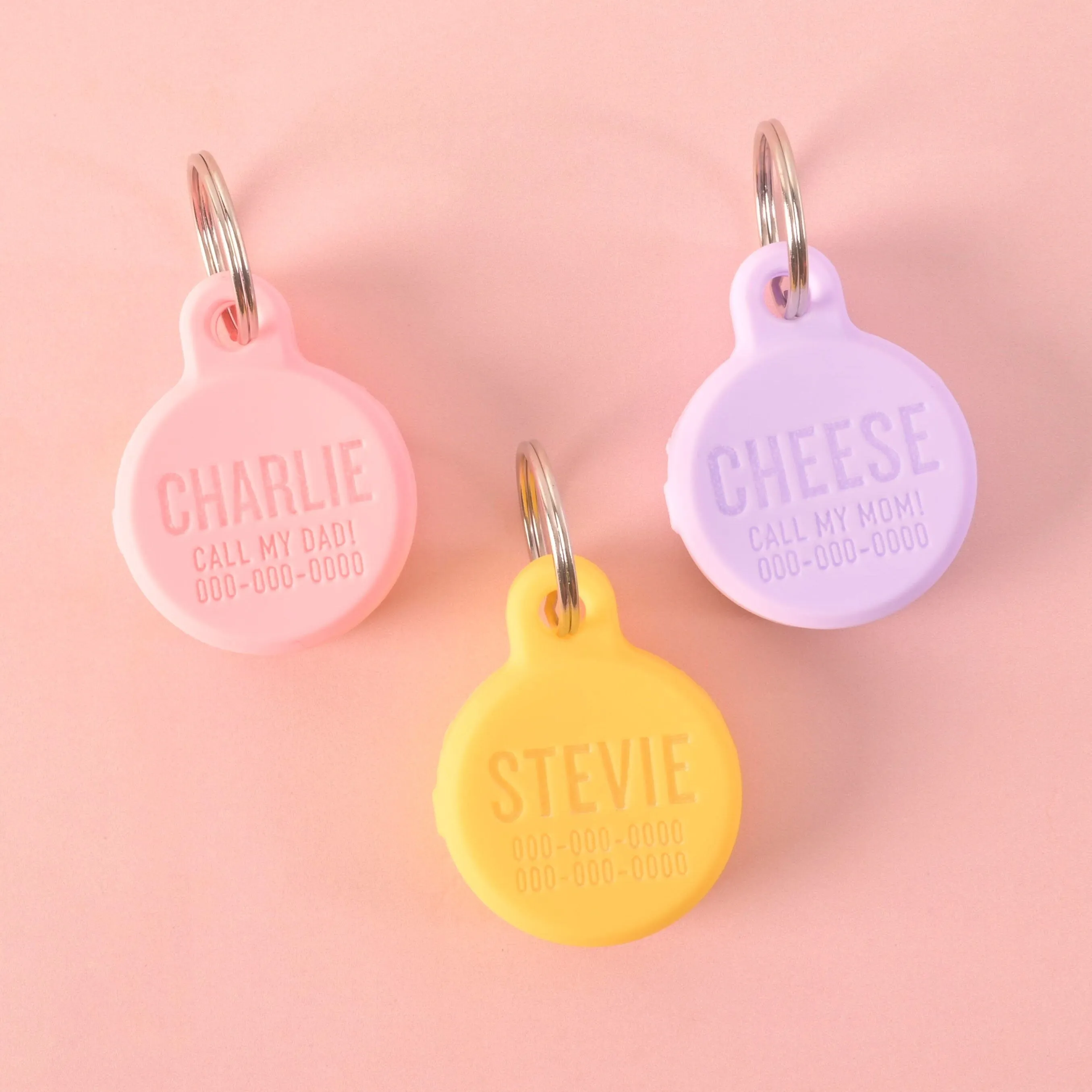 Personalized Silicone Pet Tag, Tile Sticker 2022 Holder