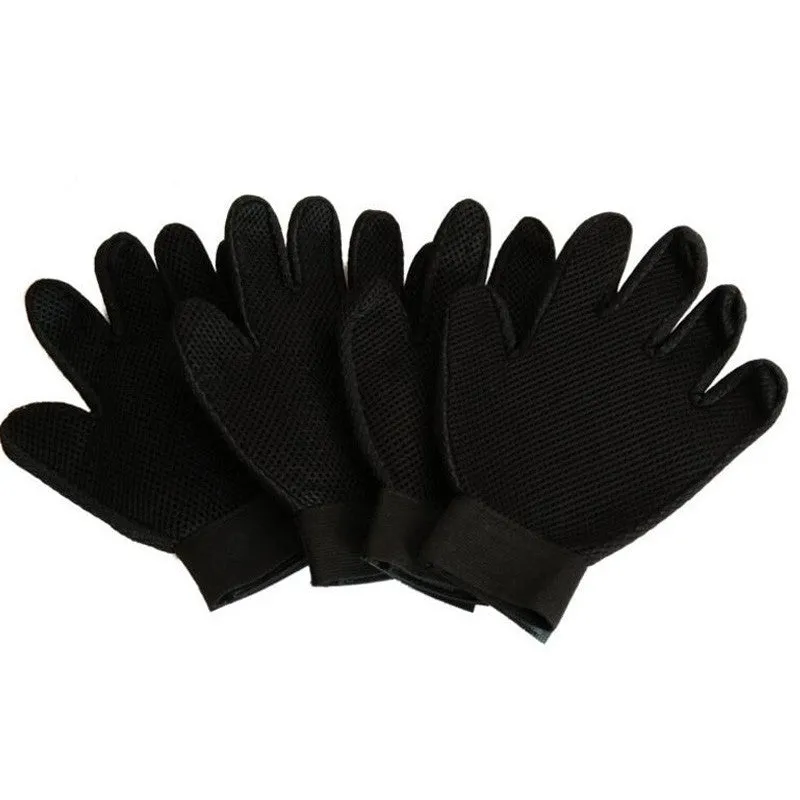 Pet Cat Massage Grooming Cleaning Brush Magic Five Finger Glove Gentle Efficient Groomer