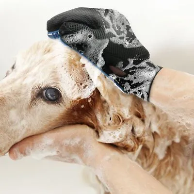 Pet Grooming Magic Massage Glove Hair Deshedding