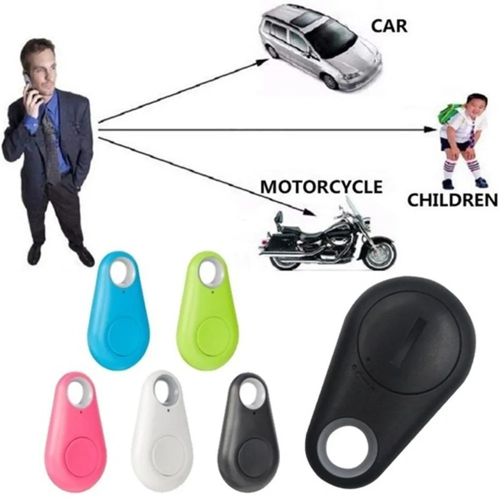 Pets Smart Mini GPS Tracker Anti-Lost Waterproof Bluetooth Tracer For Pet Dog Cat Keys Wallet Bag Kids
