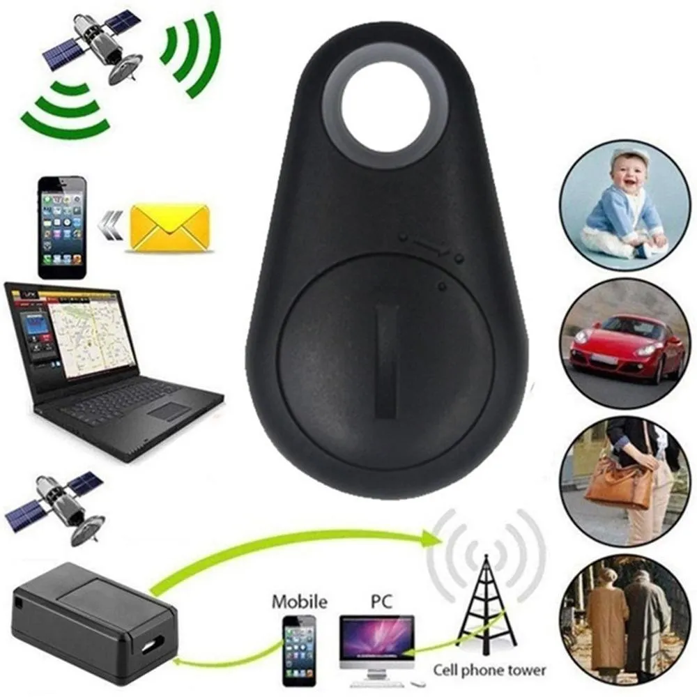 Pets Smart Mini GPS Tracker Anti-Lost Waterproof Bluetooth Tracer For Pet Dog Cat Keys Wallet Bag Kids