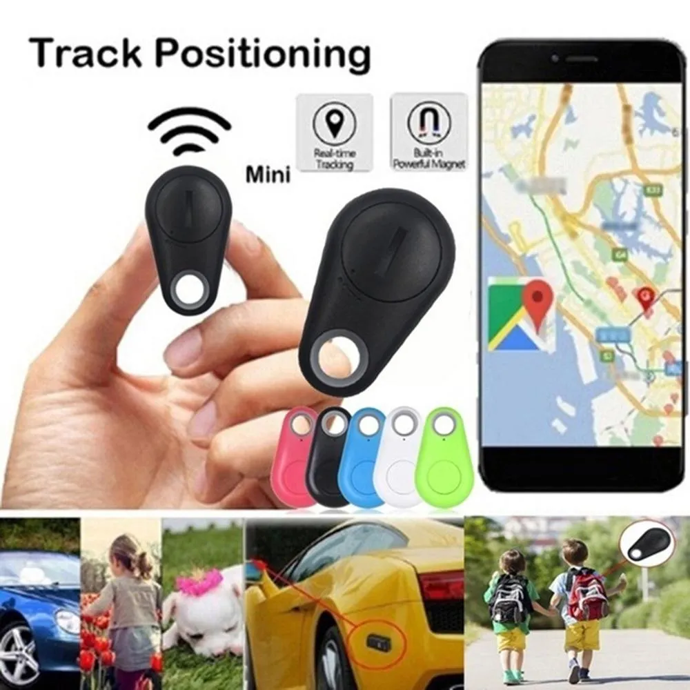 Pets Smart Mini GPS Tracker Anti-Lost Waterproof Bluetooth Tracer For Pet Dog Cat Keys Wallet Bag Kids