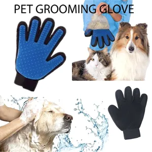Professional Quality Left-Handed Pet Grooming Glove