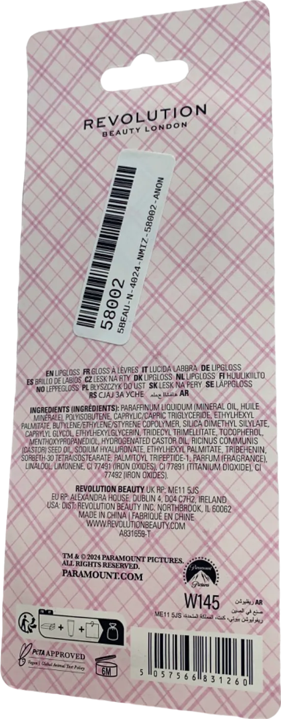 Revolution Mean Girls That's So Fetch Lip Gloss Gretchen 10g