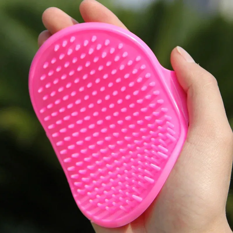 Rubber Pet Bath Brush & Environmental Protection Silicone Glove - Gentle Grooming Tool
