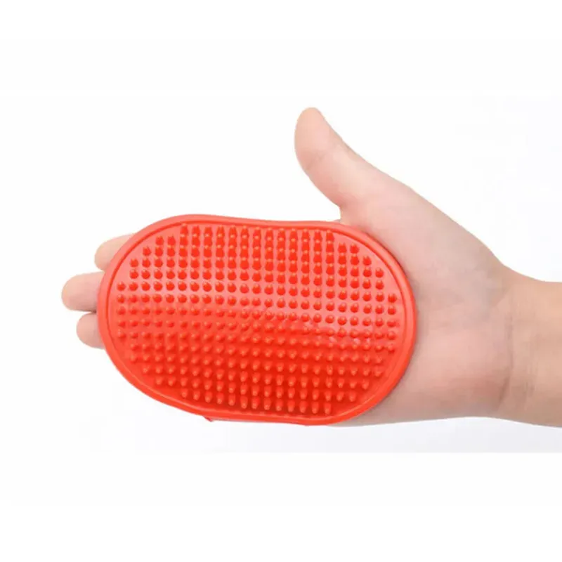Rubber Pet Bath Brush & Environmental Protection Silicone Glove - Gentle Grooming Tool