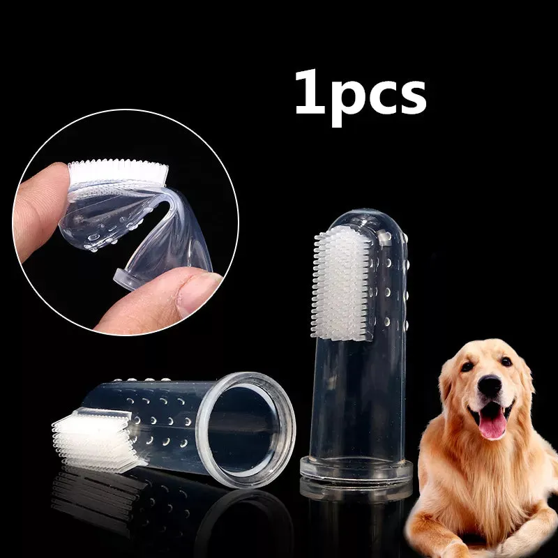 Rubber Pet Bath Brush & Environmental Protection Silicone Glove - Gentle Grooming Tool